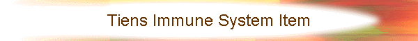 Tiens Immune System Item