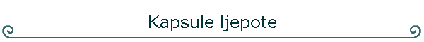 Kapsule ljepote